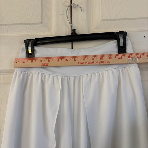 Halara High Waisted High Slit Wide Leg Flowy Skirt Pants Built-in Shorts Size M - Picture 6 of 10